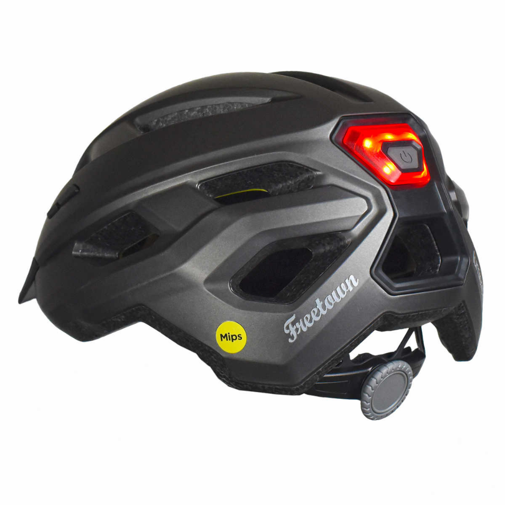 Freetown - Casque de vélo Lumière pour jeunes / adulte avec protection MIPS