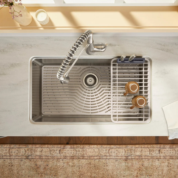 Kohler - Évier à double montage simple Pro Function avec station de travail