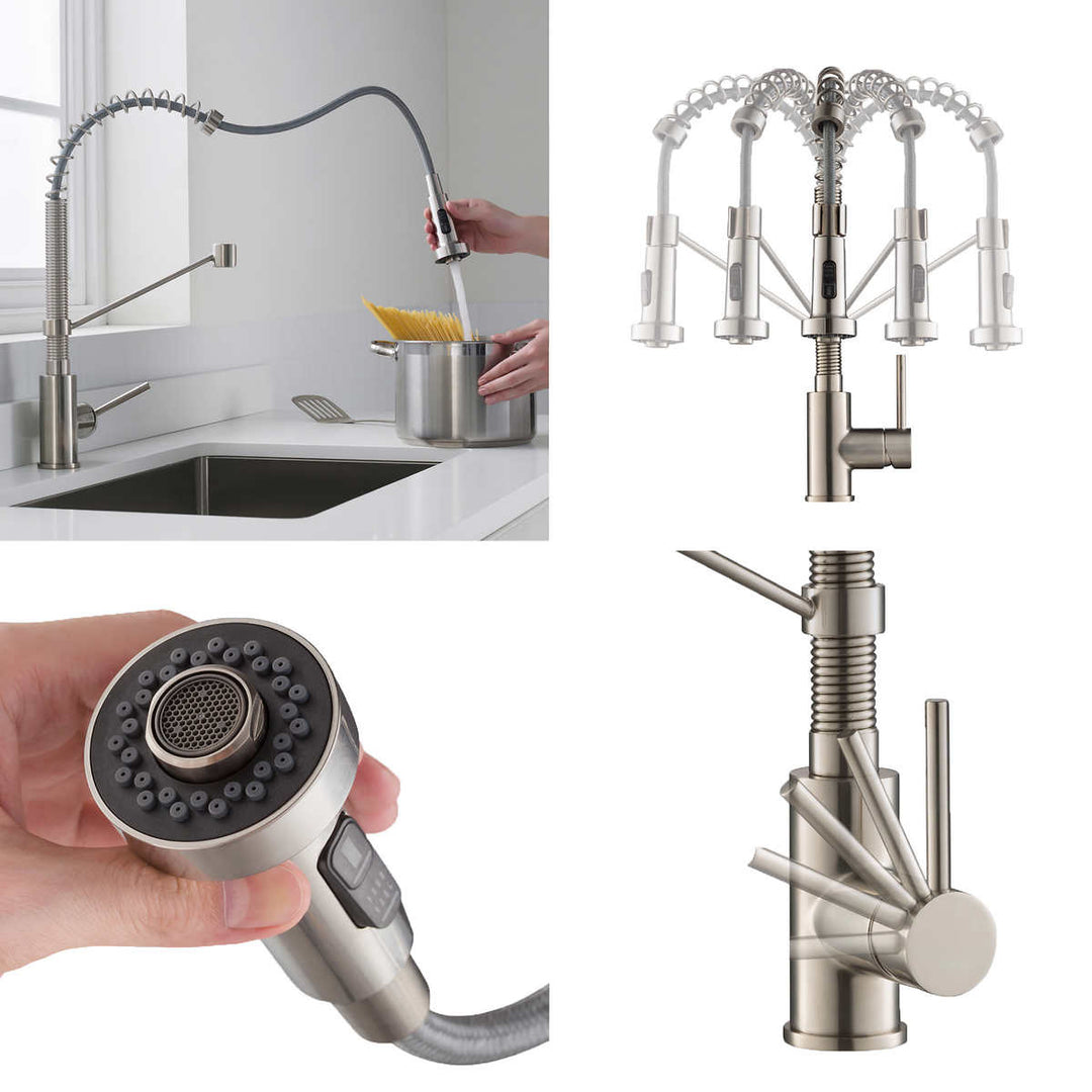 KRAUS - Évier encastré de 32 po avec robinet et accessoires