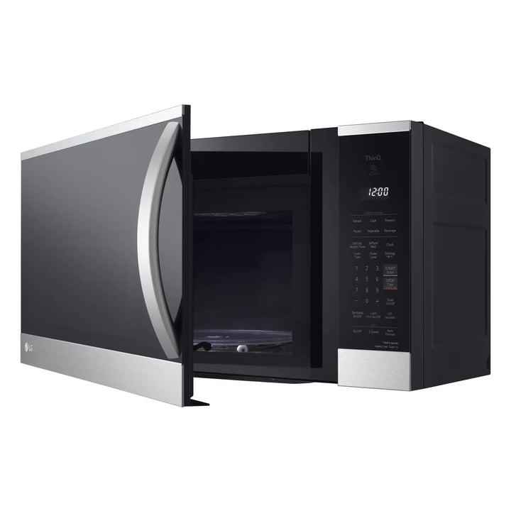 LG - Four à micro-ondes 1,8 pi³ à hotte intégrée - 300pi³/min