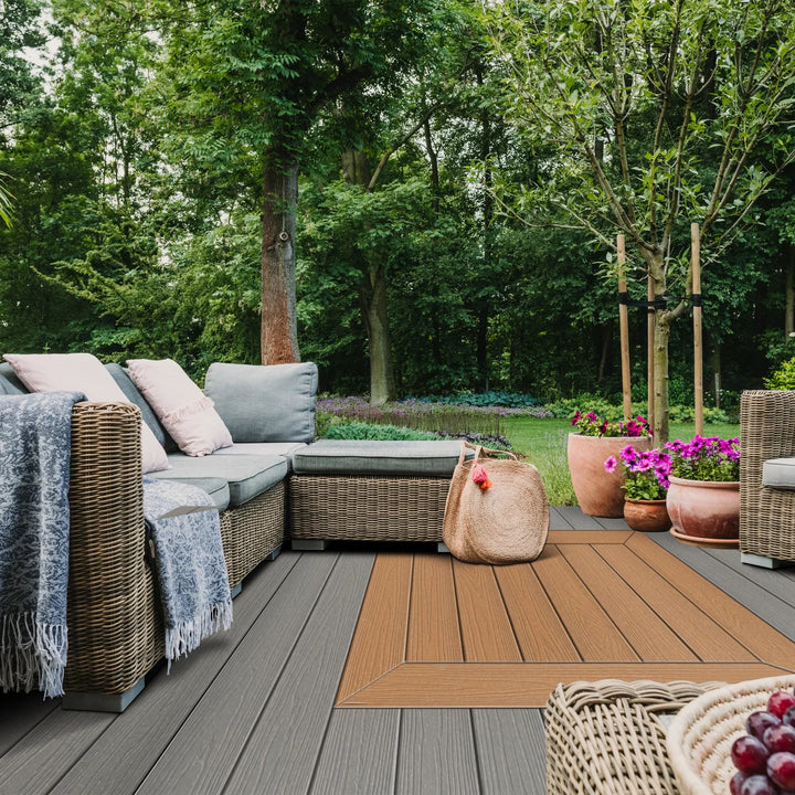 Leadvision - Plancher de terrasse en composite 2 planches