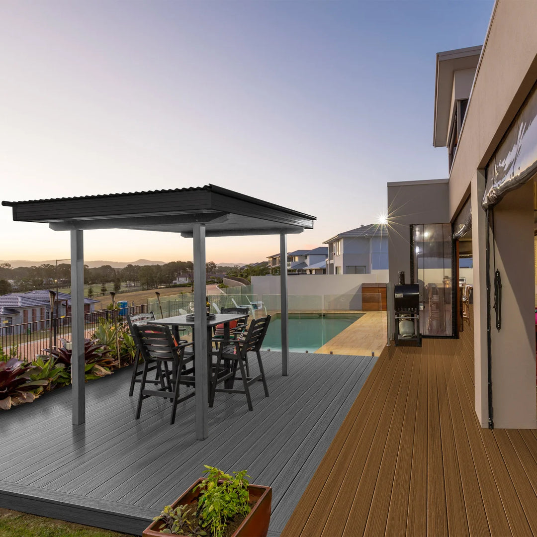 Leadvision - Plancher de terrasse en composite 2 planches