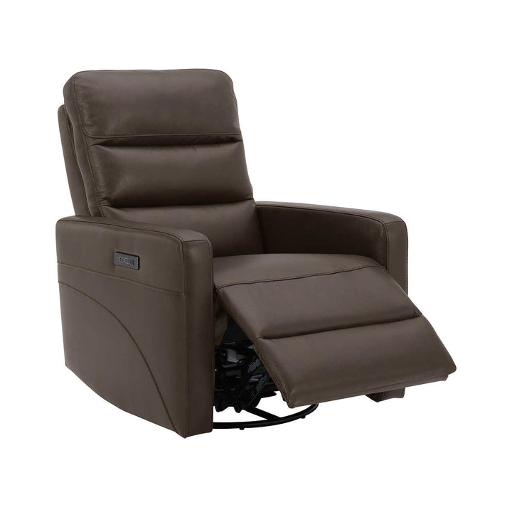 Gilman Creek Leather Power Swivel Recliner