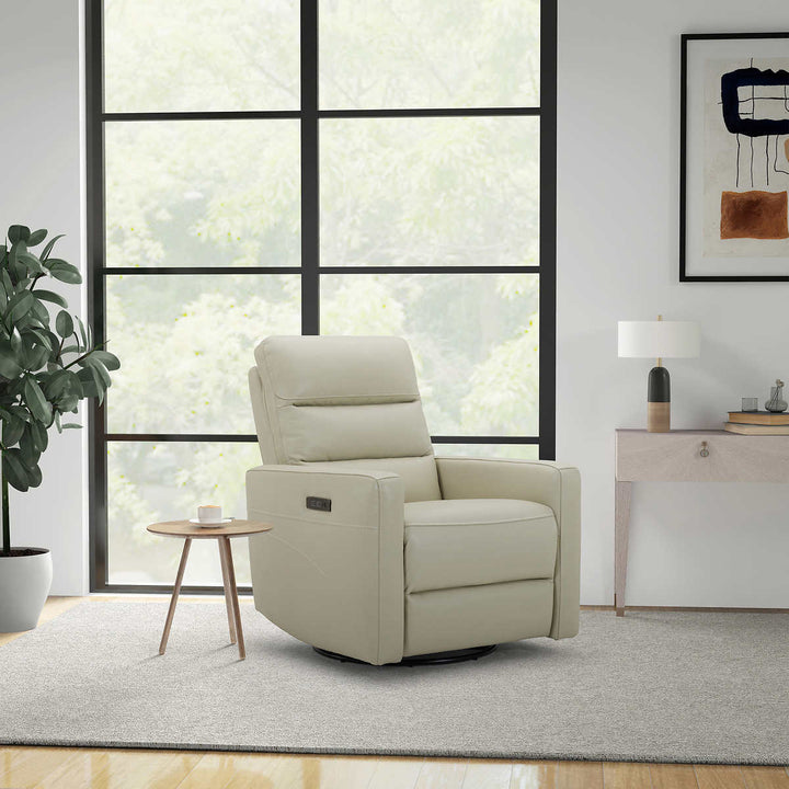 Gilman Creek Leather Power Swivel Recliner