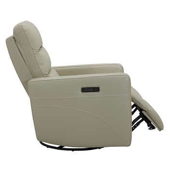 Gilman Creek Leather Power Swivel Recliner