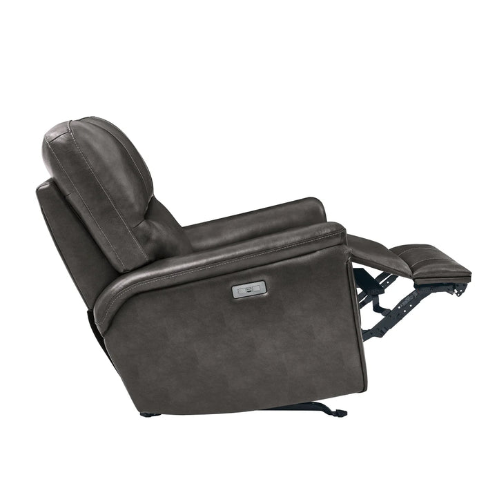 BarcaLounger – Fauteuil à inclinaison motorisé en cuir pleine fleur