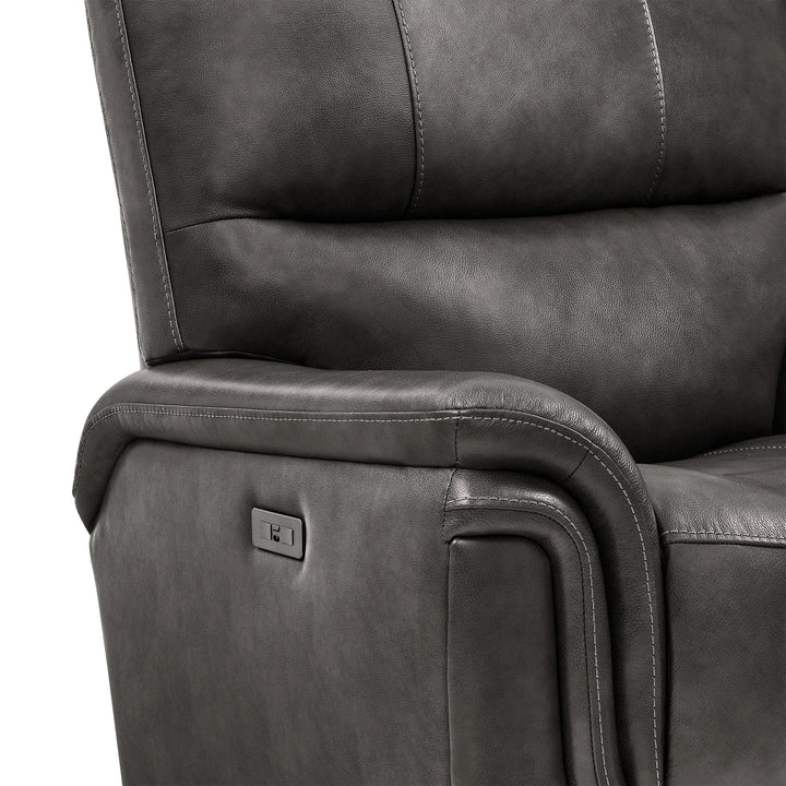 BarcaLounger – Fauteuil à inclinaison motorisé en cuir pleine fleur