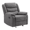 Northbridge Home - Fauteuil inclinable à bascule en tissu Oliver