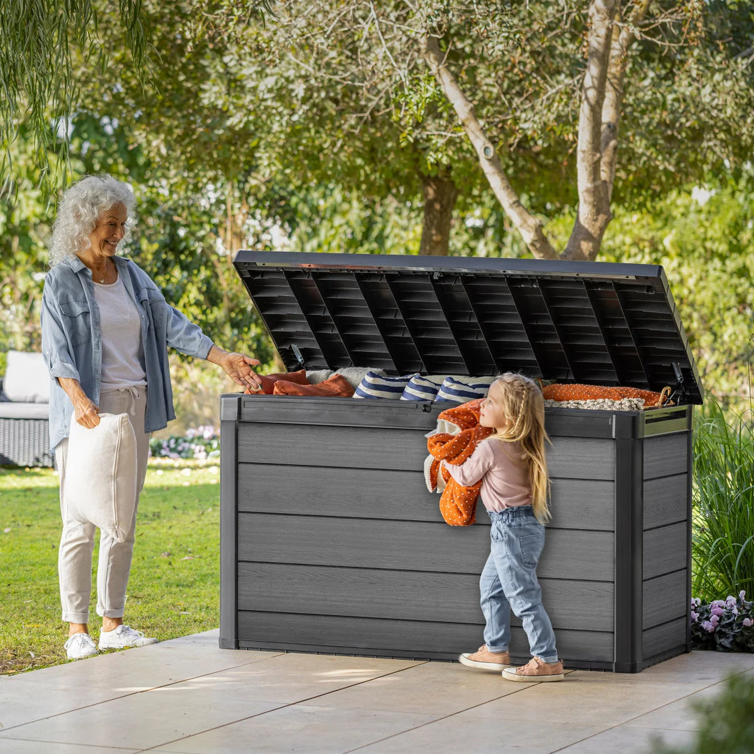 Keter - Coffre de terrasse Cortina en résine