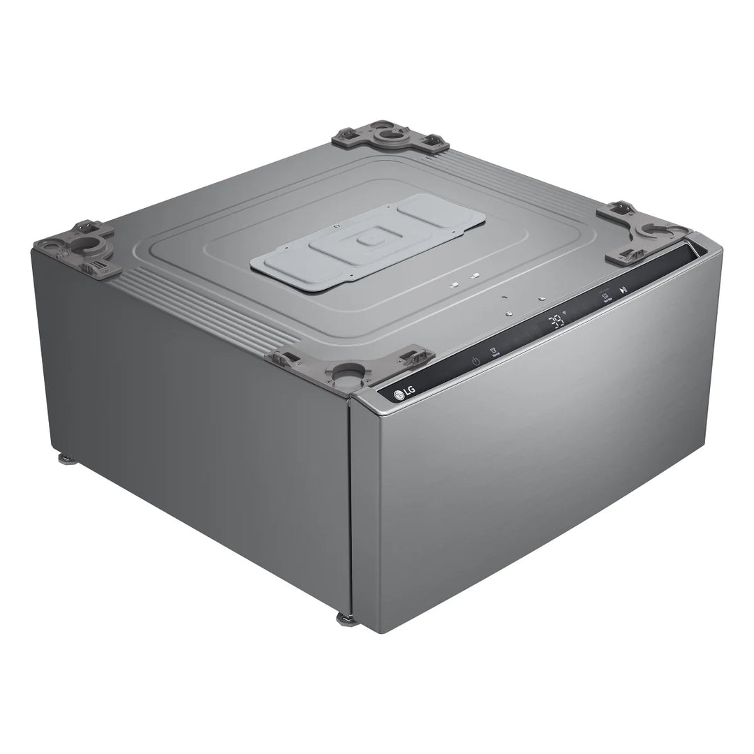 LG - 27 in. 1.0 cu. ft. Graphite Steel SideKick Pedestal Washer