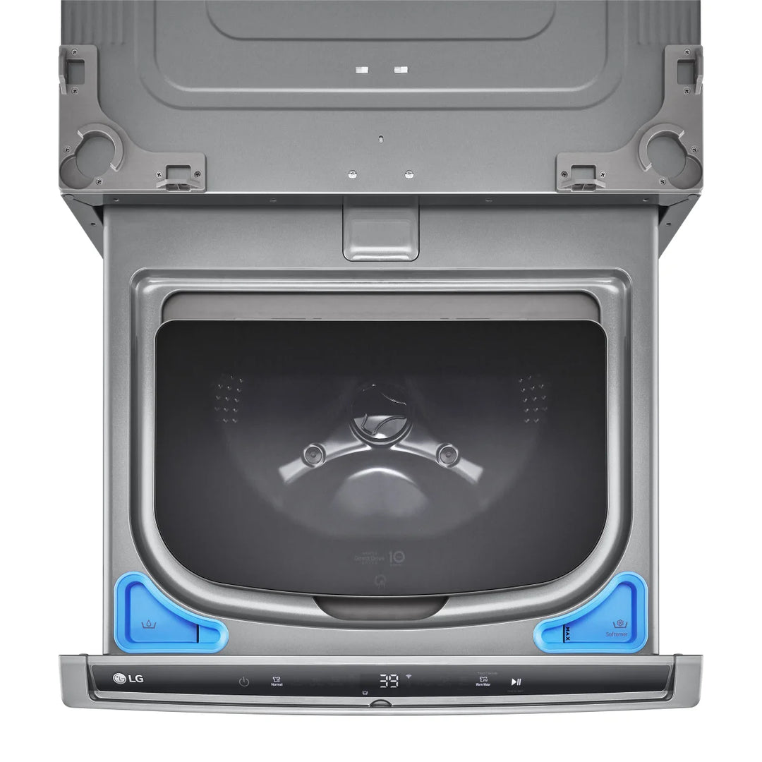 LG - 27 in. 1.0 cu. ft. Graphite Steel SideKick Pedestal Washer