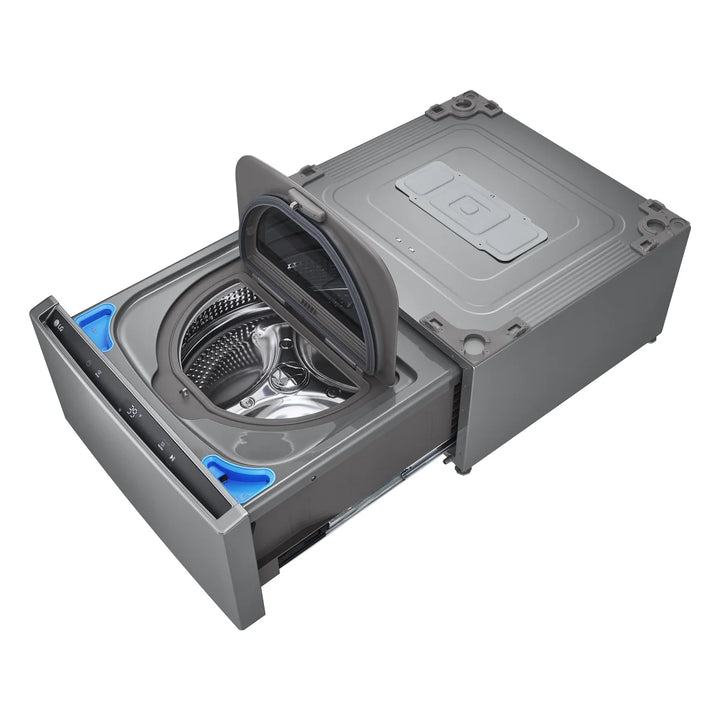LG - 27 in. 1.0 cu. ft. Graphite Steel SideKick Pedestal Washer