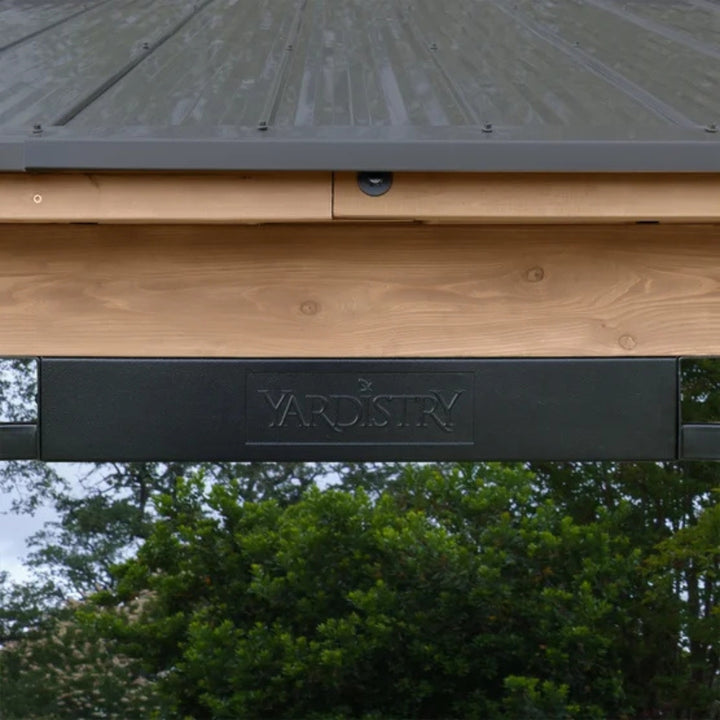 Yardistry - 12 ft × 14 ft Pavilion with Aluminum Roof