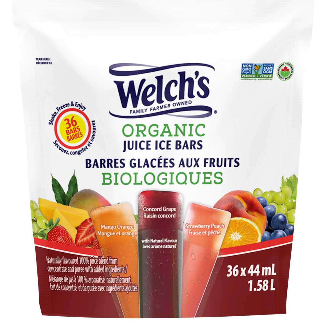 Welch's - Barres de jus biologiques