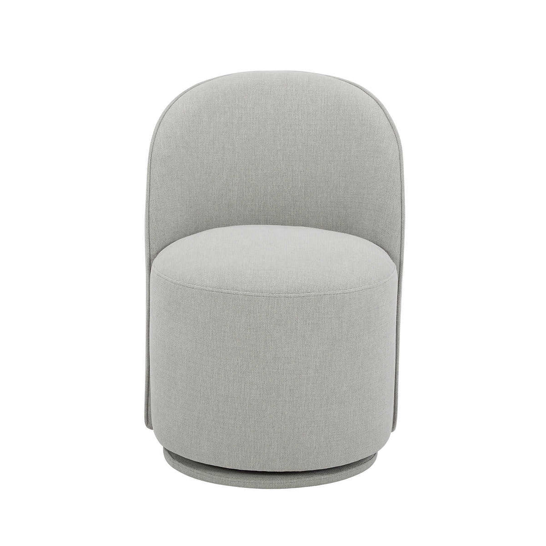 Gilman Creek - Chaise de salle à manger pivotante en tissu Kali