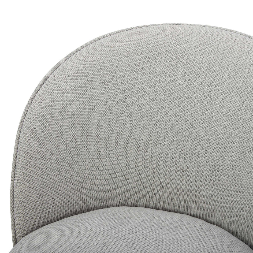 Gilman Creek - Chaise de salle à manger pivotante en tissu Kali