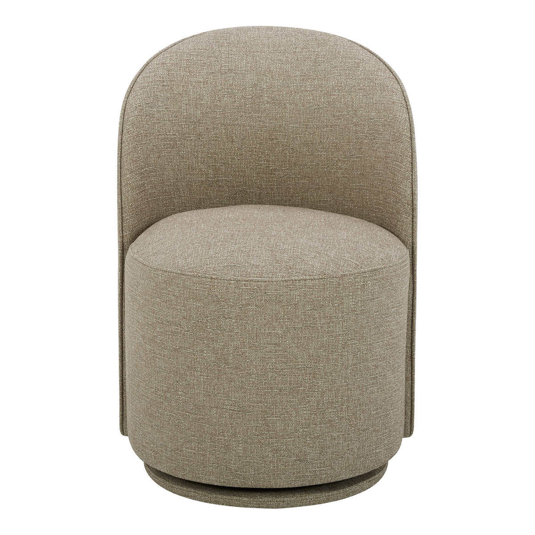 Gilman Creek - Chaise de salle à manger pivotante en tissu Kali