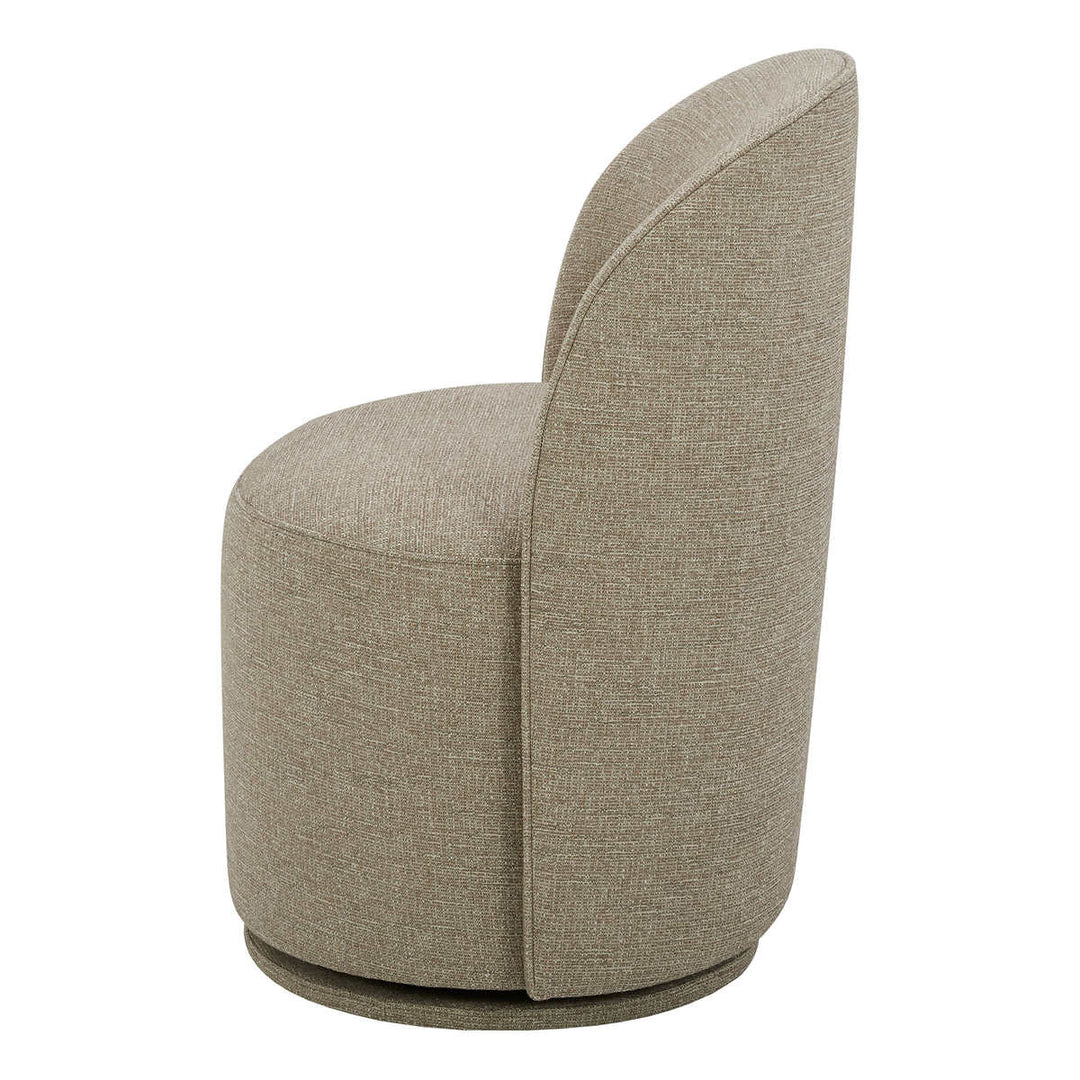 Gilman Creek - Chaise de salle à manger pivotante en tissu Kali