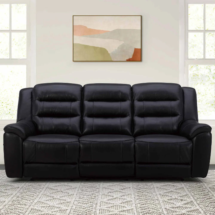 Gilman Creek – Sofa en cuir pleine fleur à inclinaison motorisée