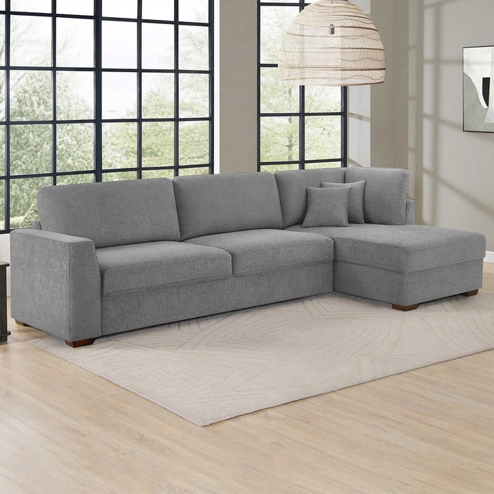 Thomasville - 2-Piece Convertible Fabric Sectional