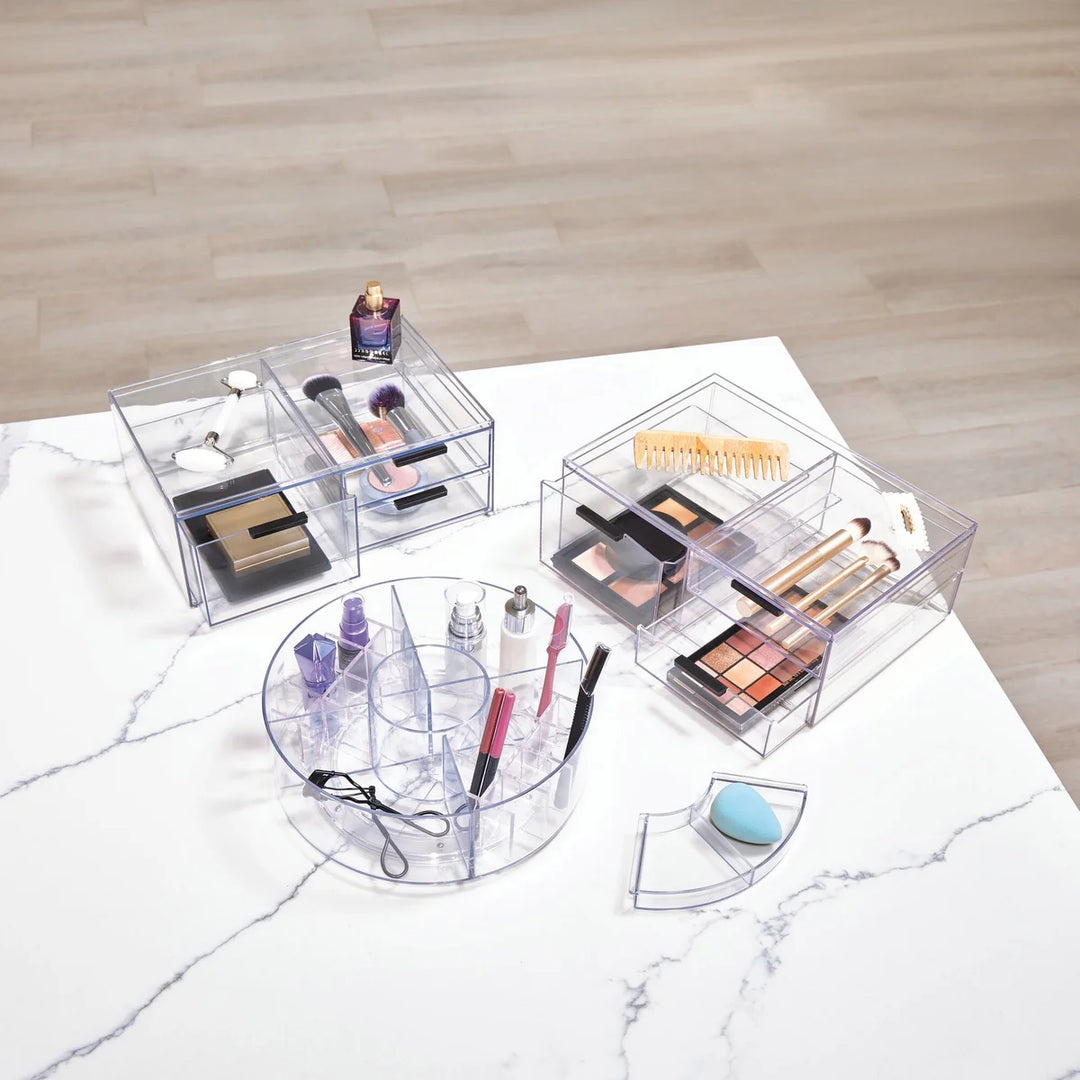 iDesign - Ensemble d'organiseurs pour cosmétiques, 3 pièces