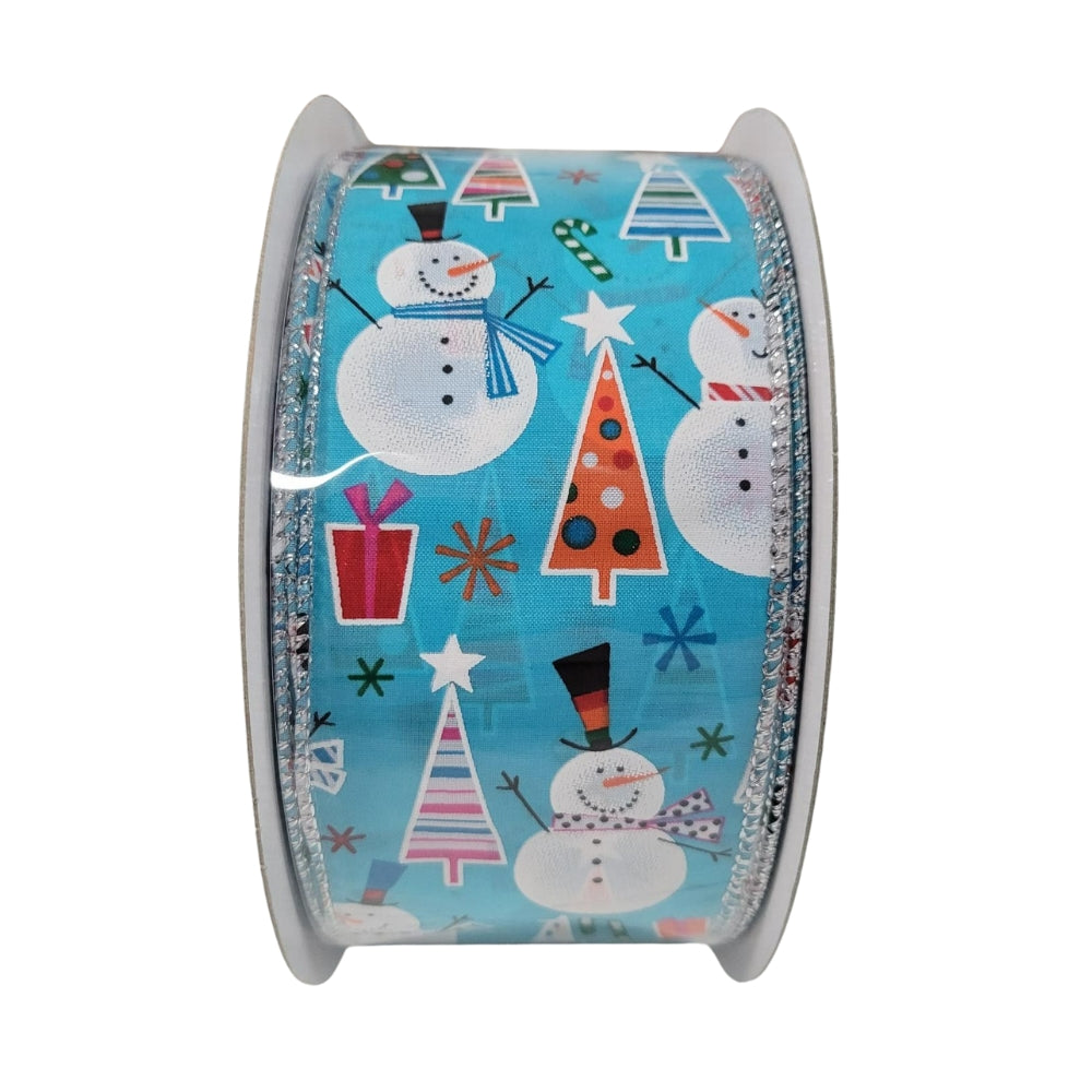 Kirkland Signature - Ruban de Noël bordé de fil de fer