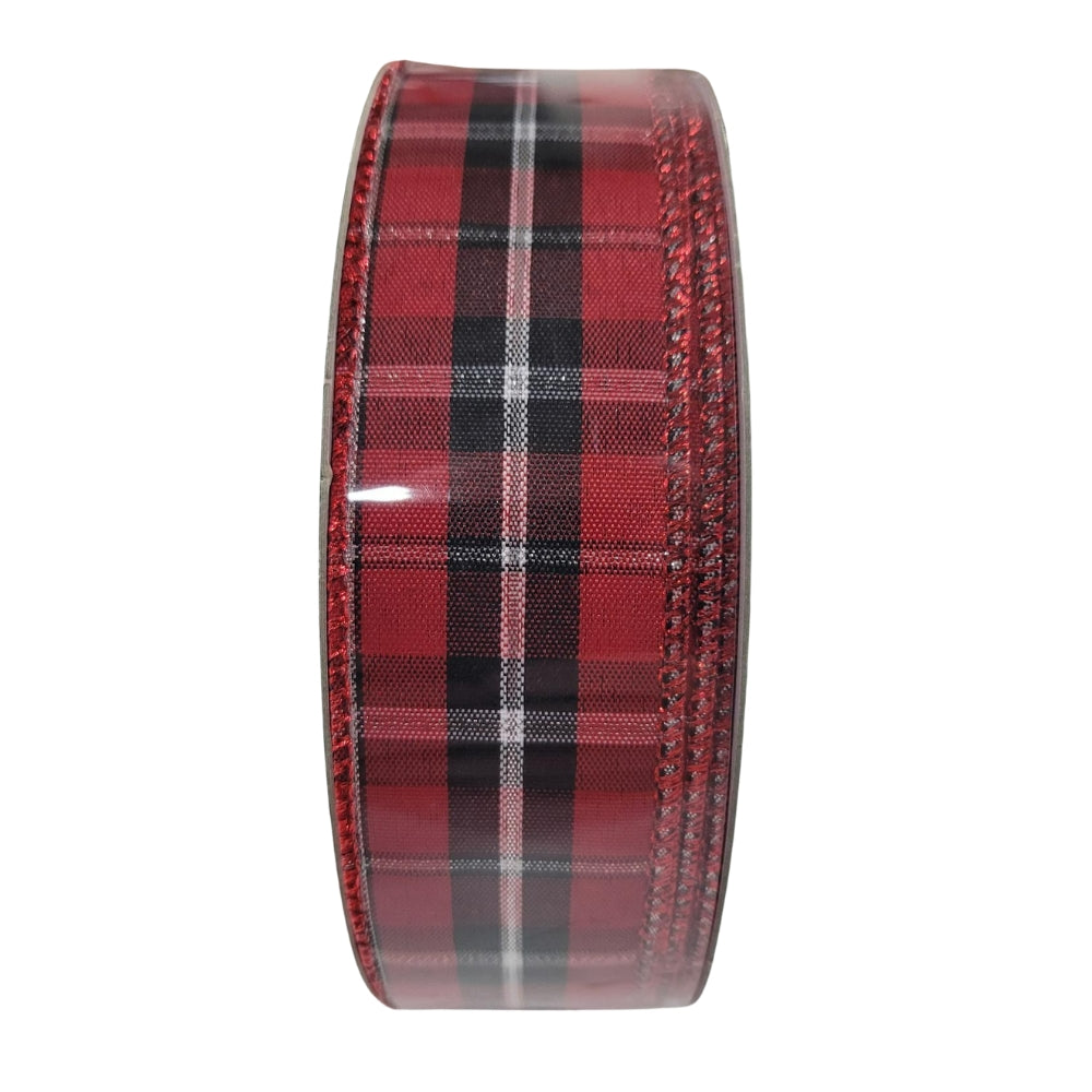 Kirkland Signature - Ruban de Noël bordé de fil de fer