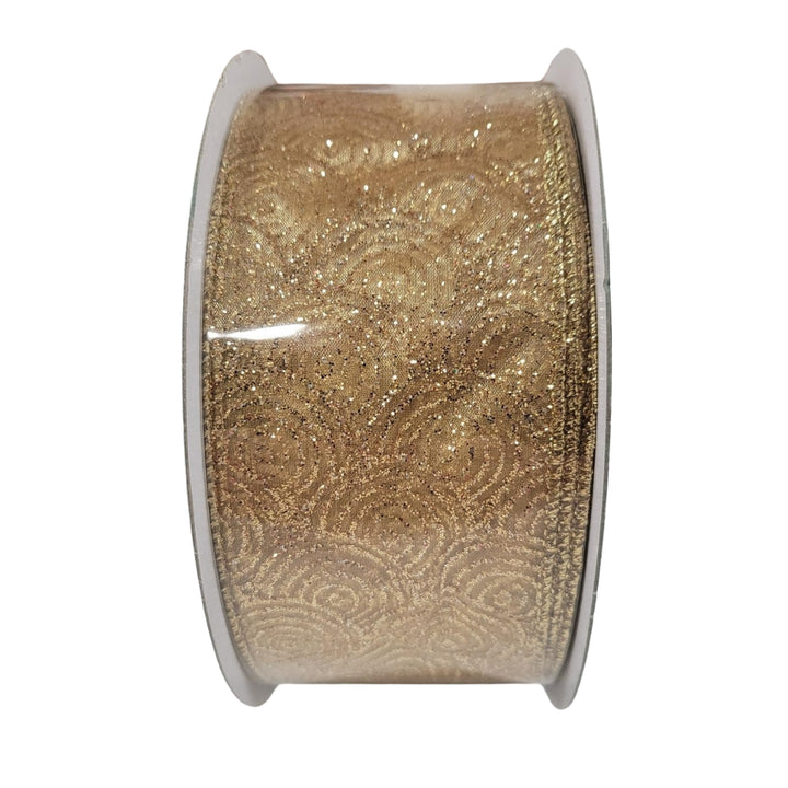 Kirkland Signature - Ruban de Noël bordé de fil de fer