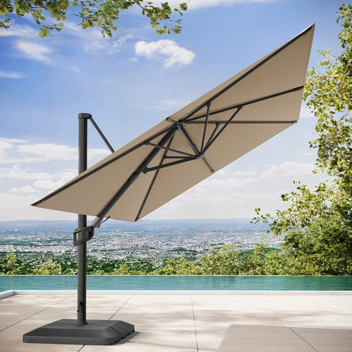 Seasons Sentry - Parasol excentré de 3,05 m x 3,97 m (10 pi x 13 pi)
