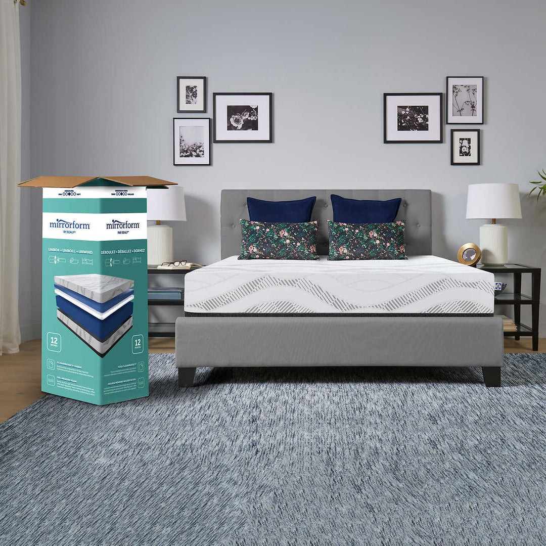 Sealy - Matelas Mirrorform en mousse viscoélastique gélifiée