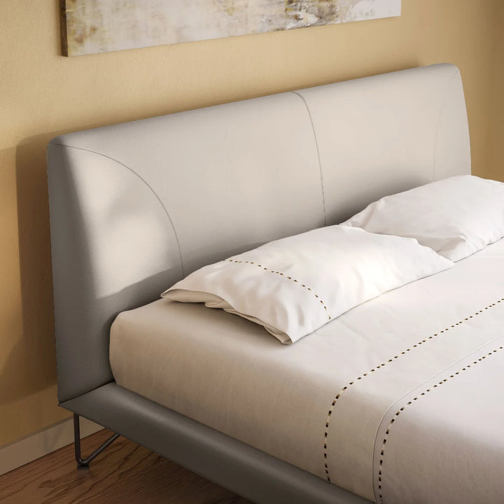 Natuzzi Group Avery - Lit en cuir pleine fleur