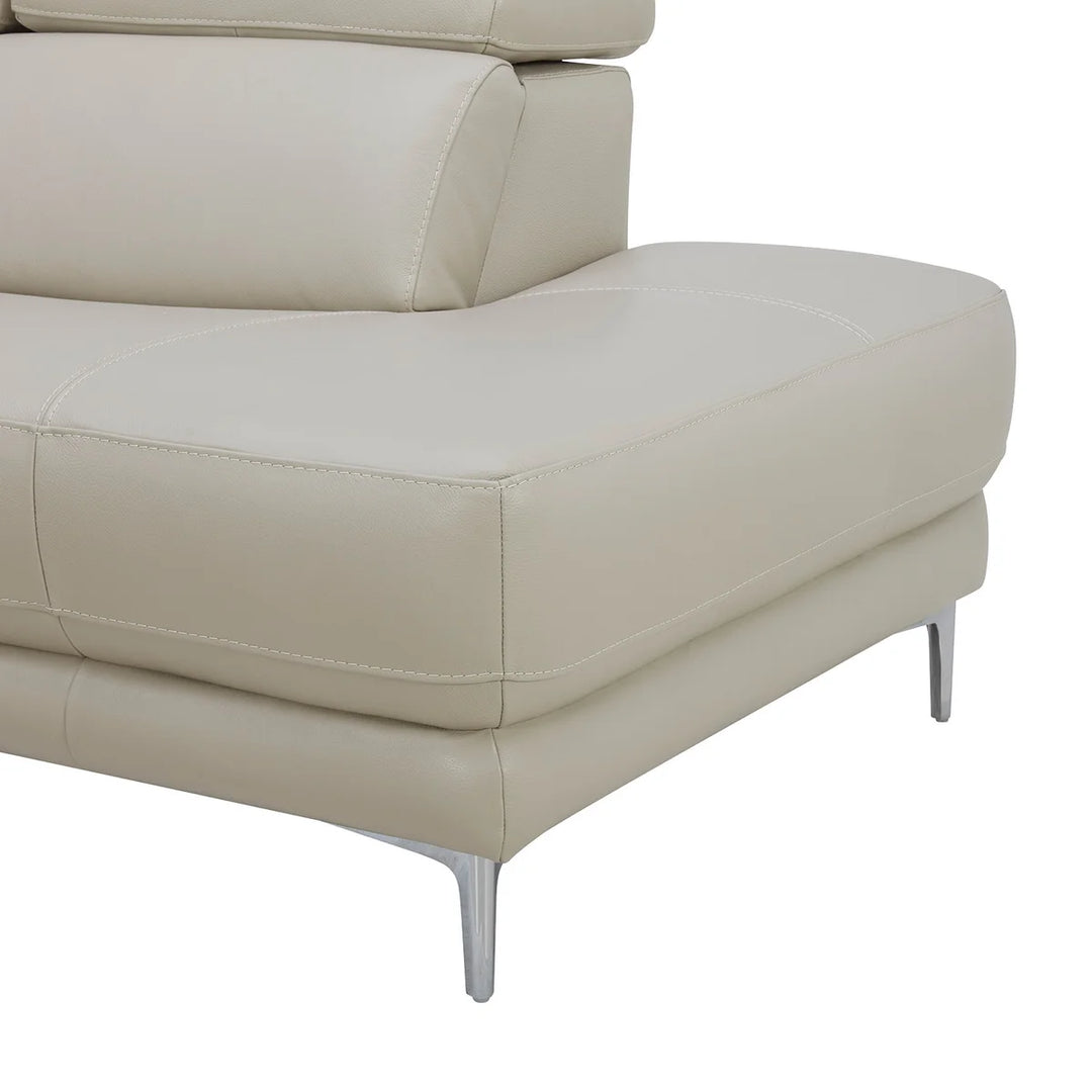 Aiden & Ivy - Canapé d'angle inclinable électrique