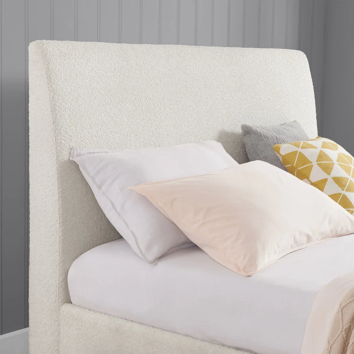 Harper Ridge – Lit recouvert de tissu bouclé