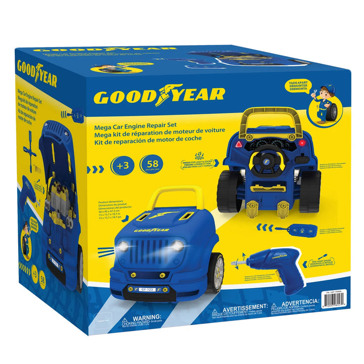 Goodyear - Mega Kit de réparation de moteur de voiture