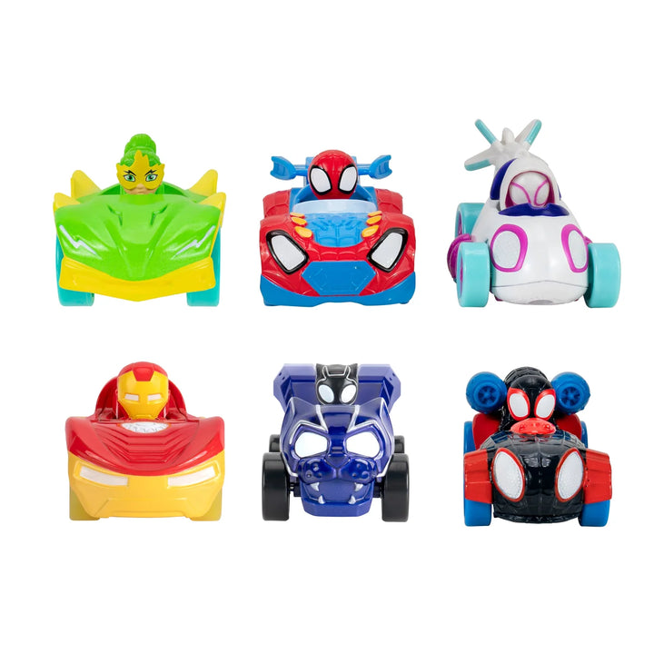 Marvel - Coffret de 6 véhicules Spidey Amazing Metals City Track