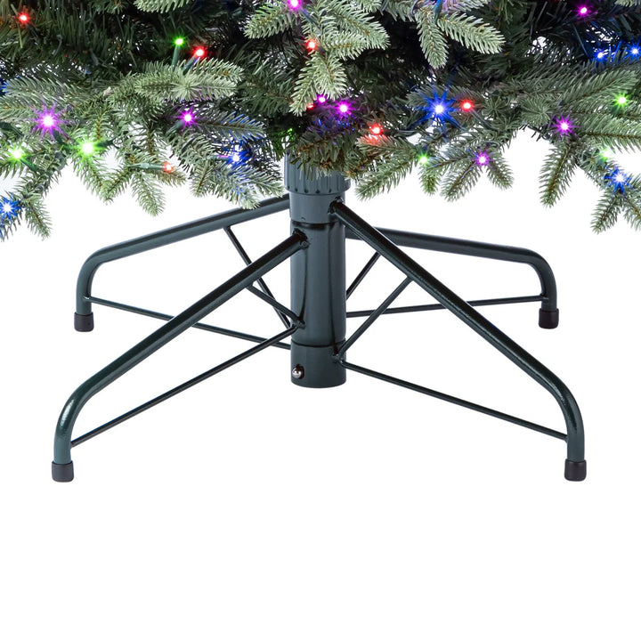 Sapin de Noël artificiel élancé de 2 m, 1200 micro-DEL