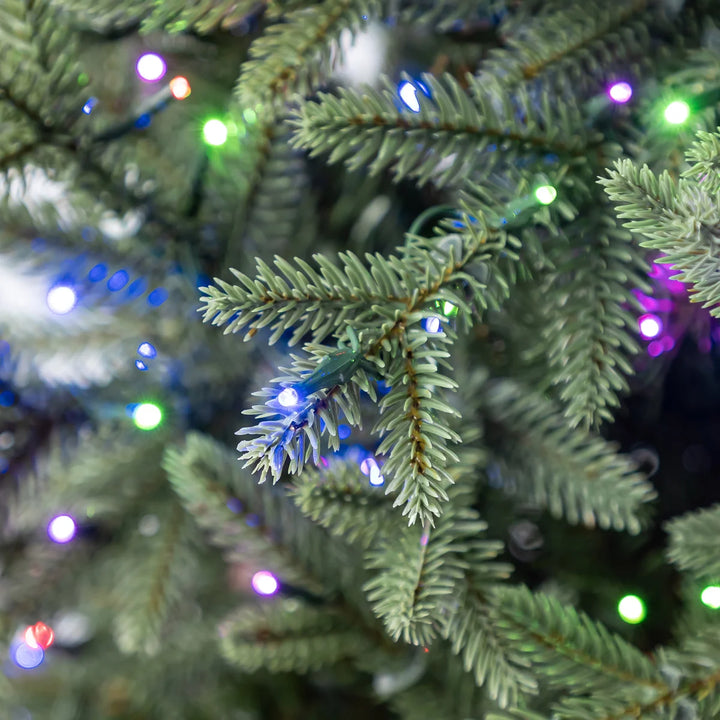 Sapin de Noël artificiel élancé de 2 m, 1200 micro-DEL