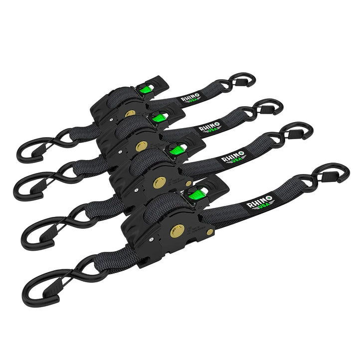 Rhino USA - Sangles à cliquet rétractables