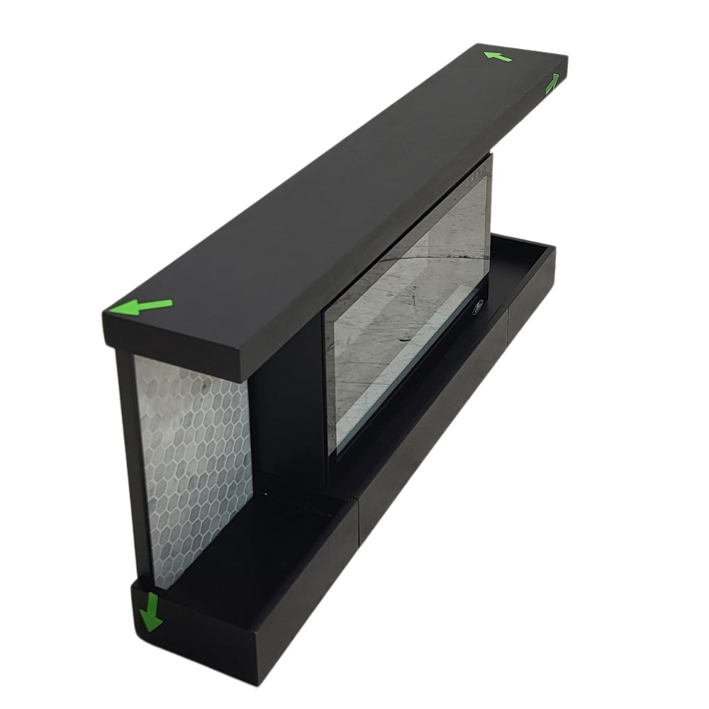 ActiveFlame Home Décor Series - Foyer et manteau flottant avec éclairage