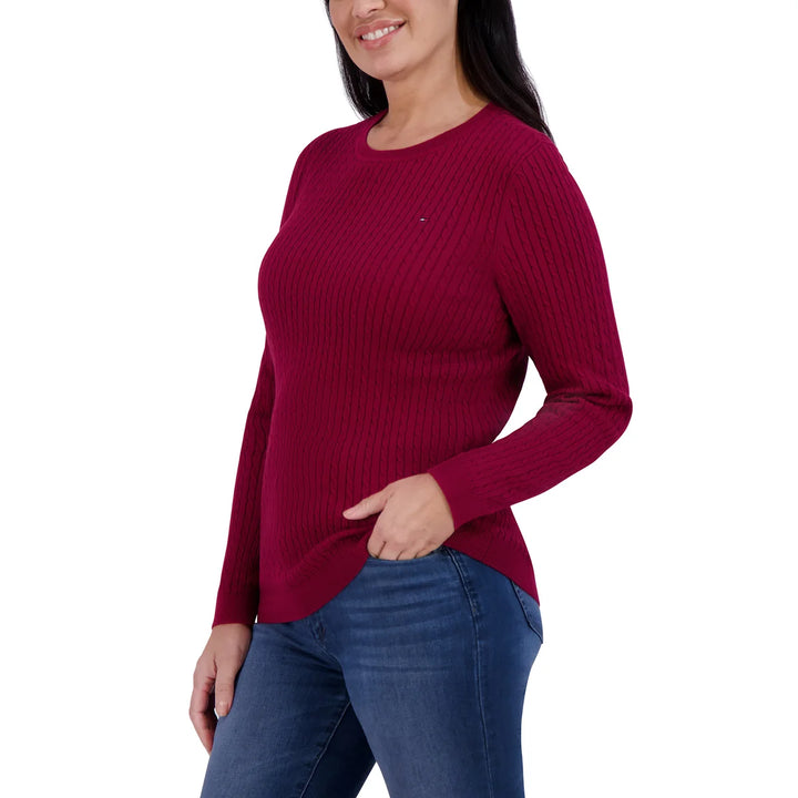 Tommy Hilfiger - Chandail à point de torsade à manches longues