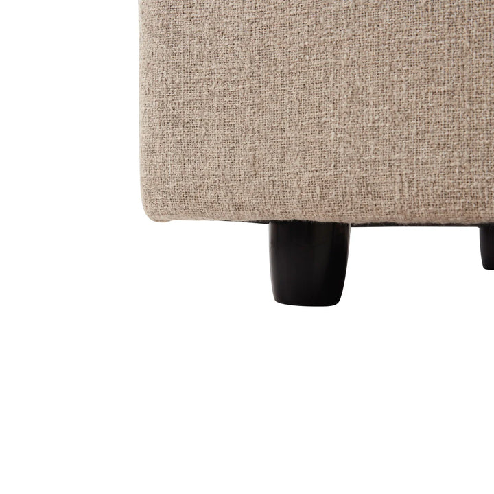 Aiden & Ivy - Pouf de rangement en tissu