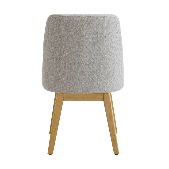 Aiden & Ivy - Ensemble de 2 chaises de salle à manger en tissu Destin