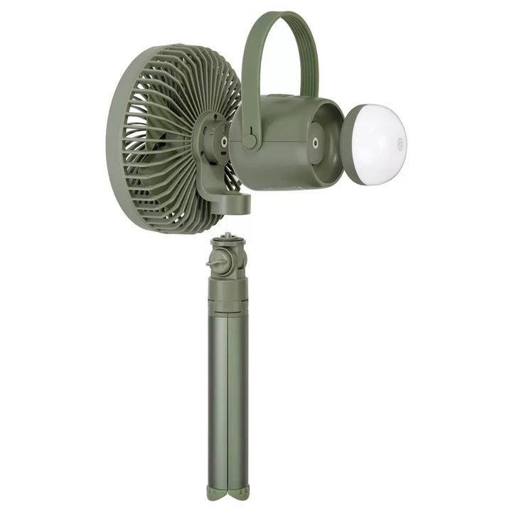 Camelion - Ventilateur de camping rechargeable avec lumière DEL