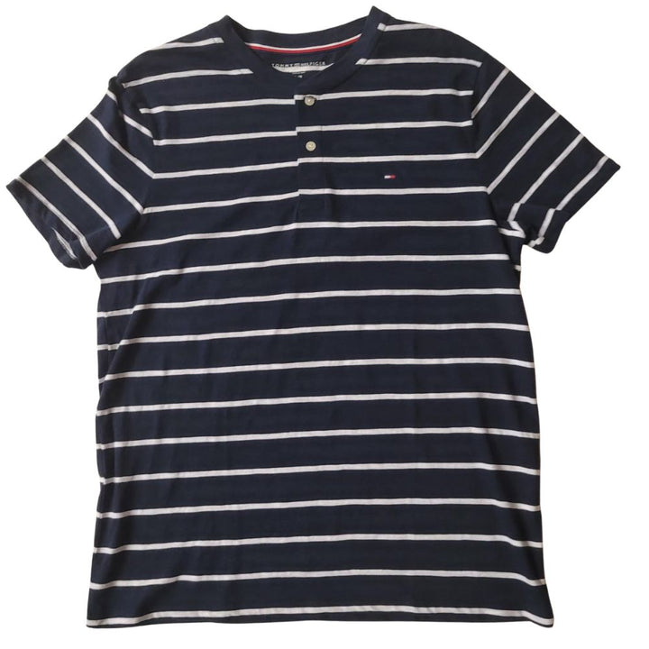 Tommy Hilfiger – Chandail Henley à manches courtes