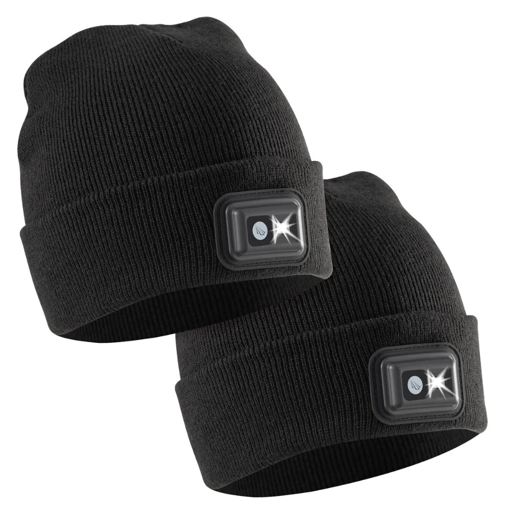 Powercap - Bonnet DEL rechargeable, paquet de 2