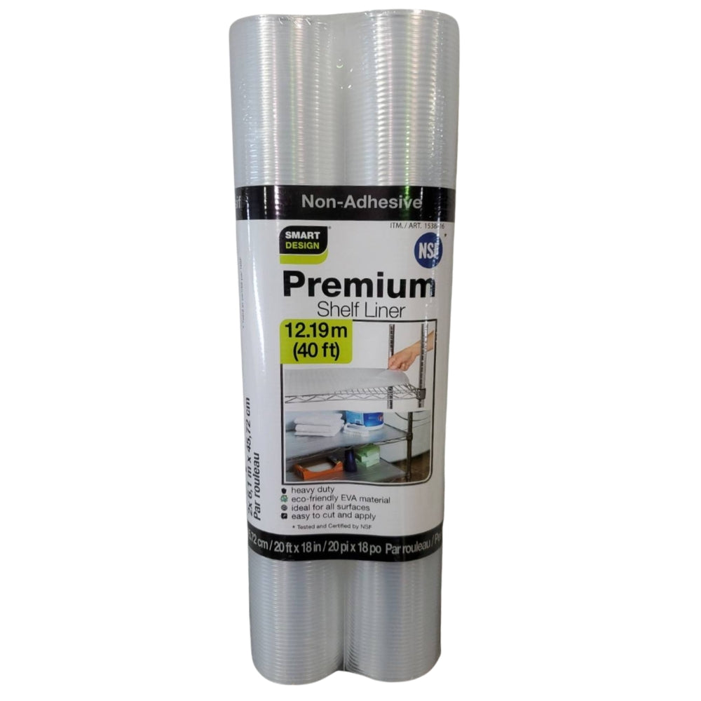 Smart Design - Ribbed Non-Slip Shelf Liner