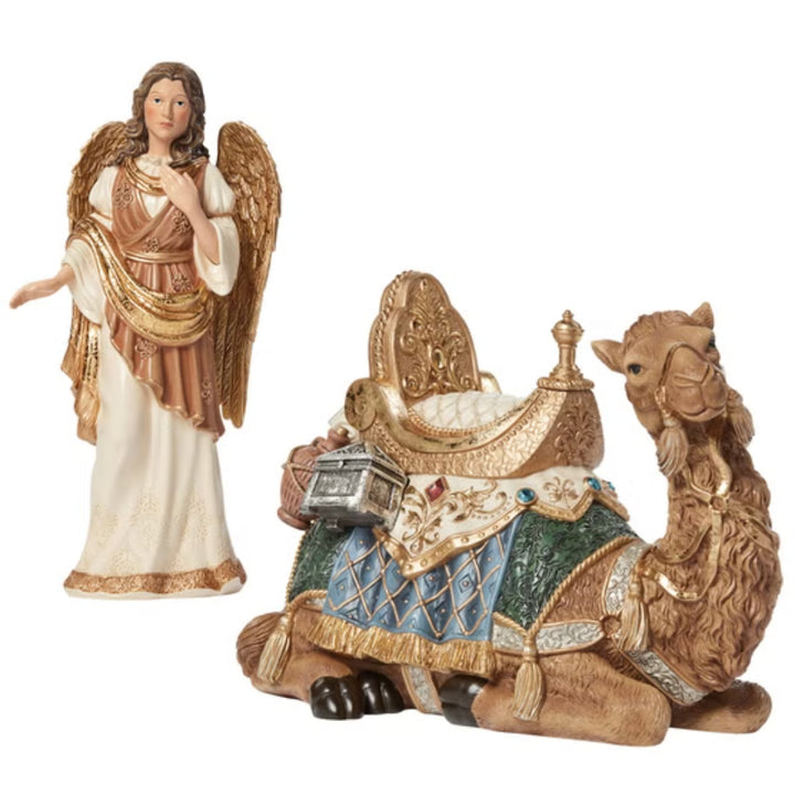 Kirkland Signature - Ensemble de 14 figurines de la crèche peintes à la main