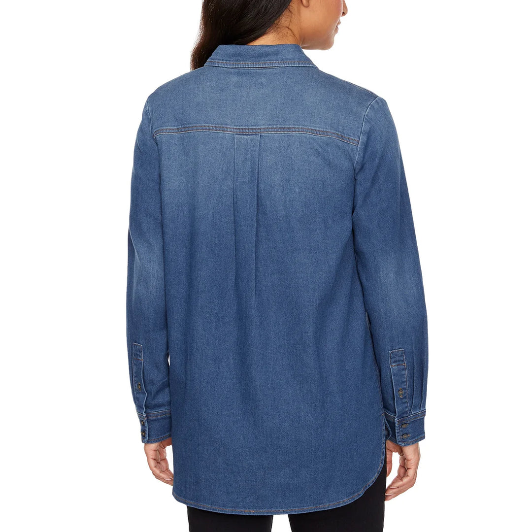 Buffalo - Chemisier en denim extensible