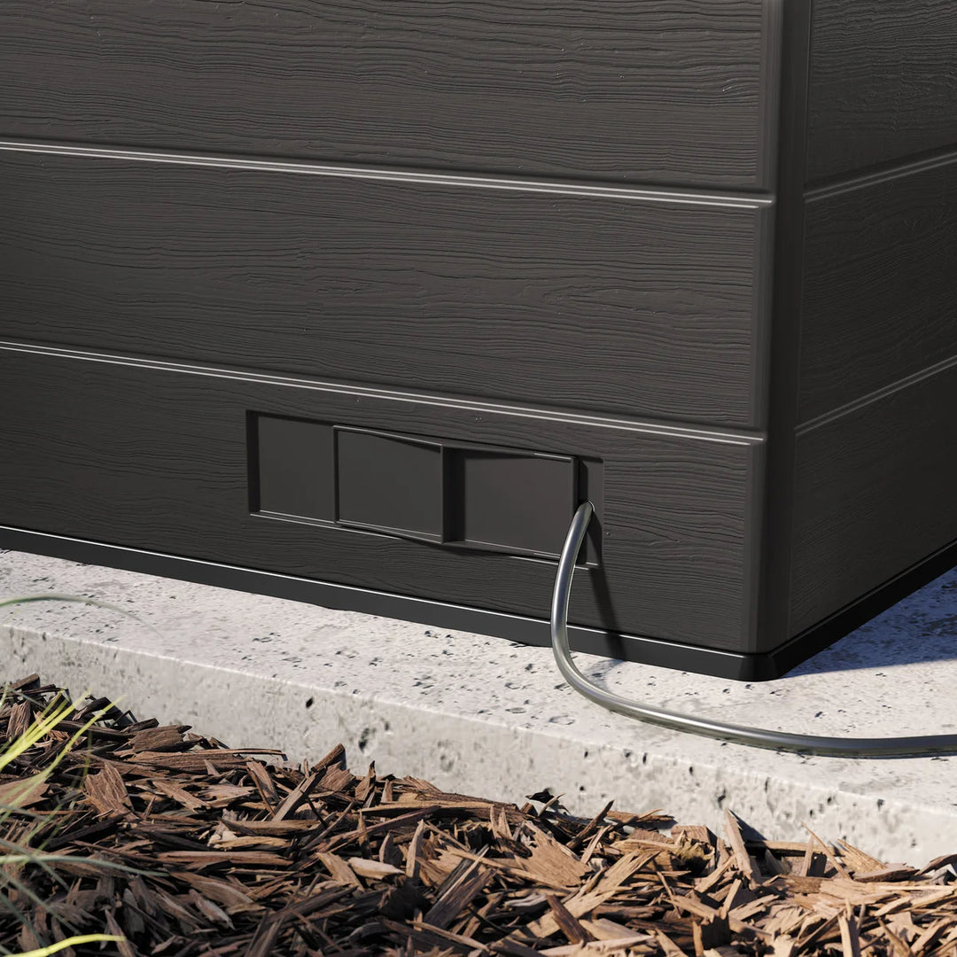 Suncast - Remise de rangement et de divertissement Cabana de 8 pi x 7 pi