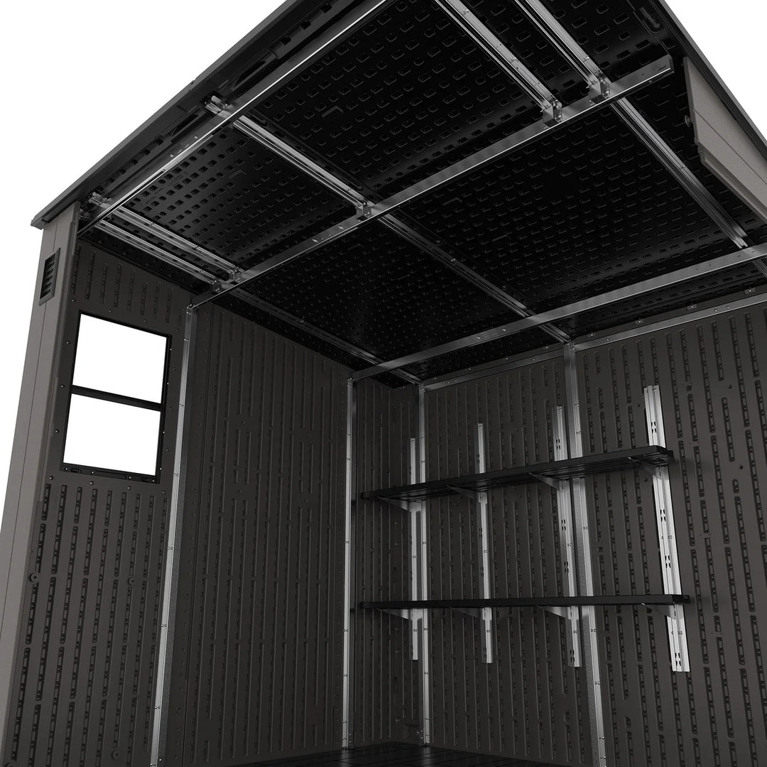 Suncast - Remise de rangement et de divertissement Cabana de 8 pi x 7 pi